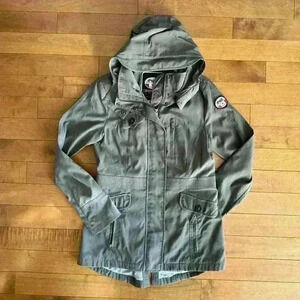 Pajar | Womens lined green utility jacket size large *like  new*